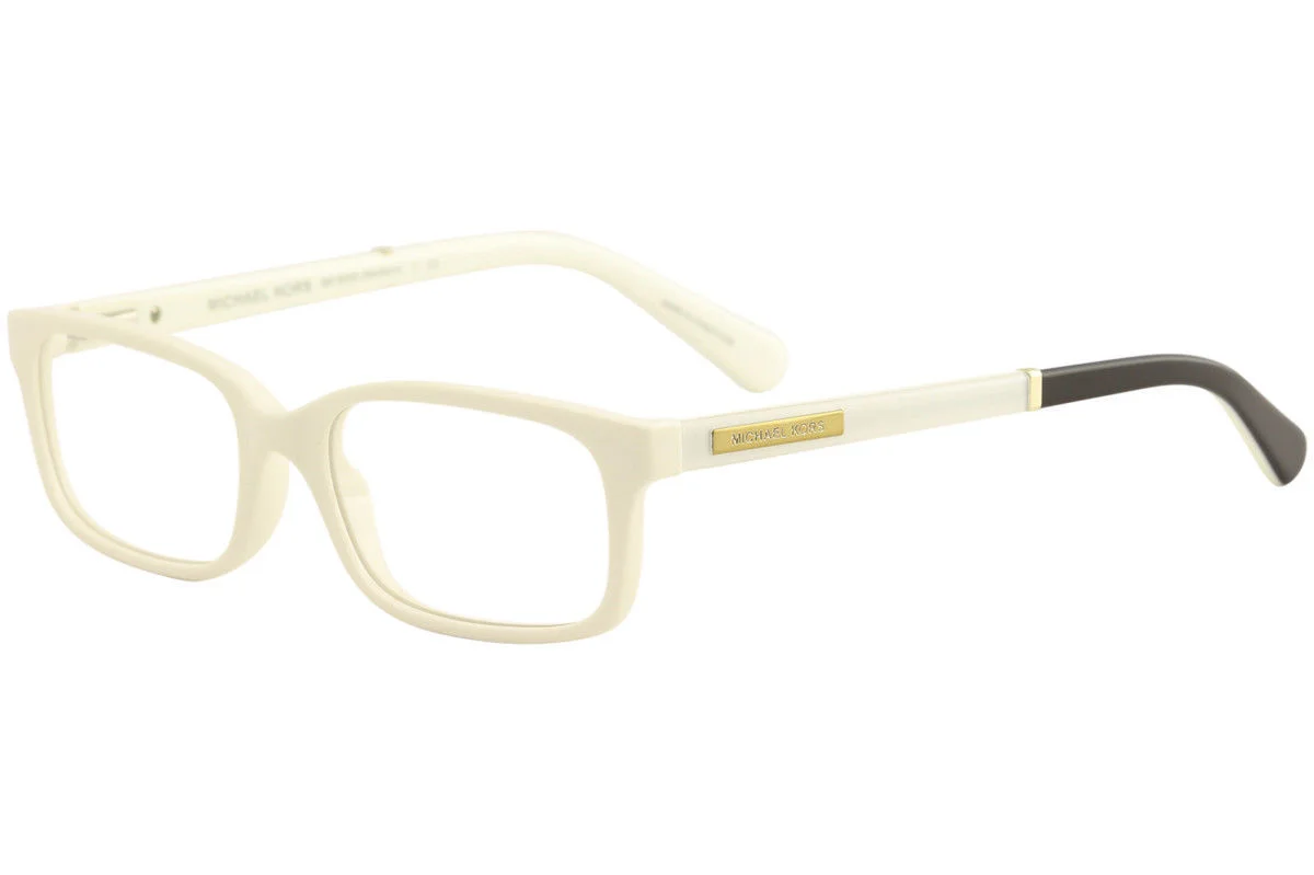 NEW ORIGINAL MICHAEL KORS MK8006 MEDELLIN 3012 Oak White Women Eyeglasses 52mm