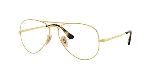 RAY BAN Ladies AVIATOR Sunglasses Eye Glasses METAL FRAME / Made In Italy 2